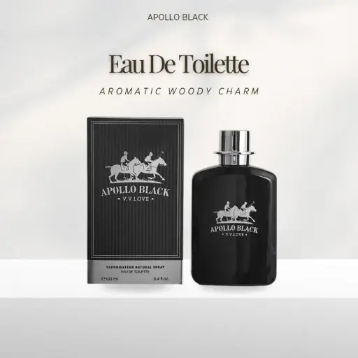 Apollo Black Eau De Toilette for Men